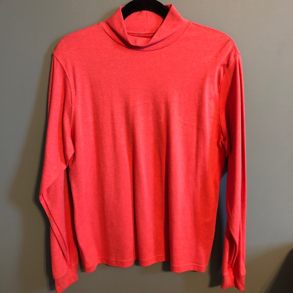 L. L. Bean pullover top with a high collar